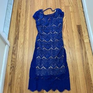 Bebe blue dress OFDERS WELCOMED